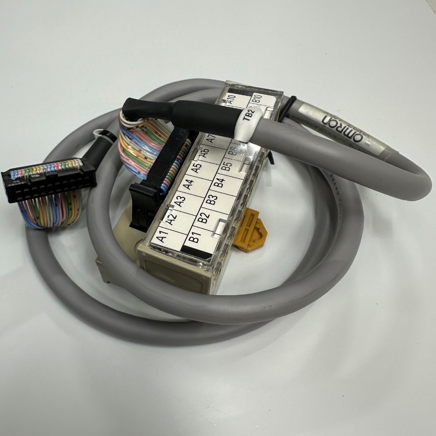 Bộ Combo Omron XW2D-20G6 Terminal Block + Omron XW2Z-100X Cable Round 1M