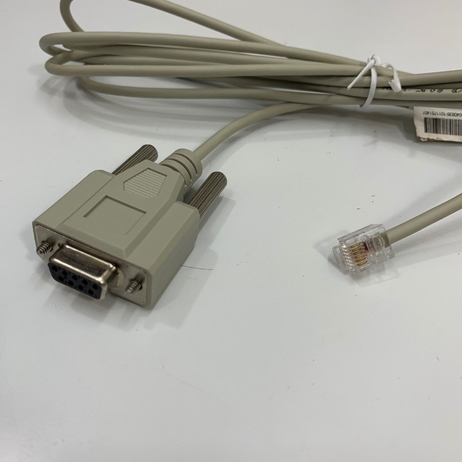 Cáp 3M 10ft RS232 RJ11/RJ12 6 Pin 6P6C to DB9 Female Communication Cable For PLC KEYENCE KV Series and Wecon PI3070ie HMI Operator Panel