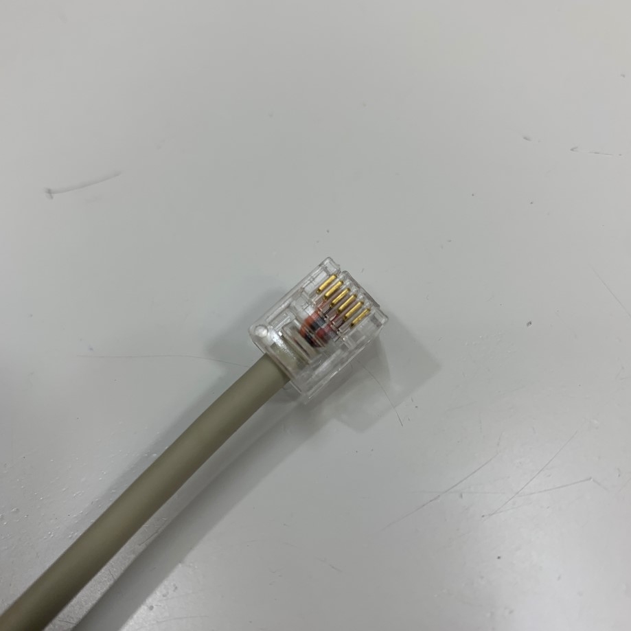 Cáp 3M 10ft RS232 RJ11/RJ12 6 Pin 6P6C to DB9 Female Communication Cable For PLC KEYENCE KV Series and Wecon PI3070ie HMI Operator Panel