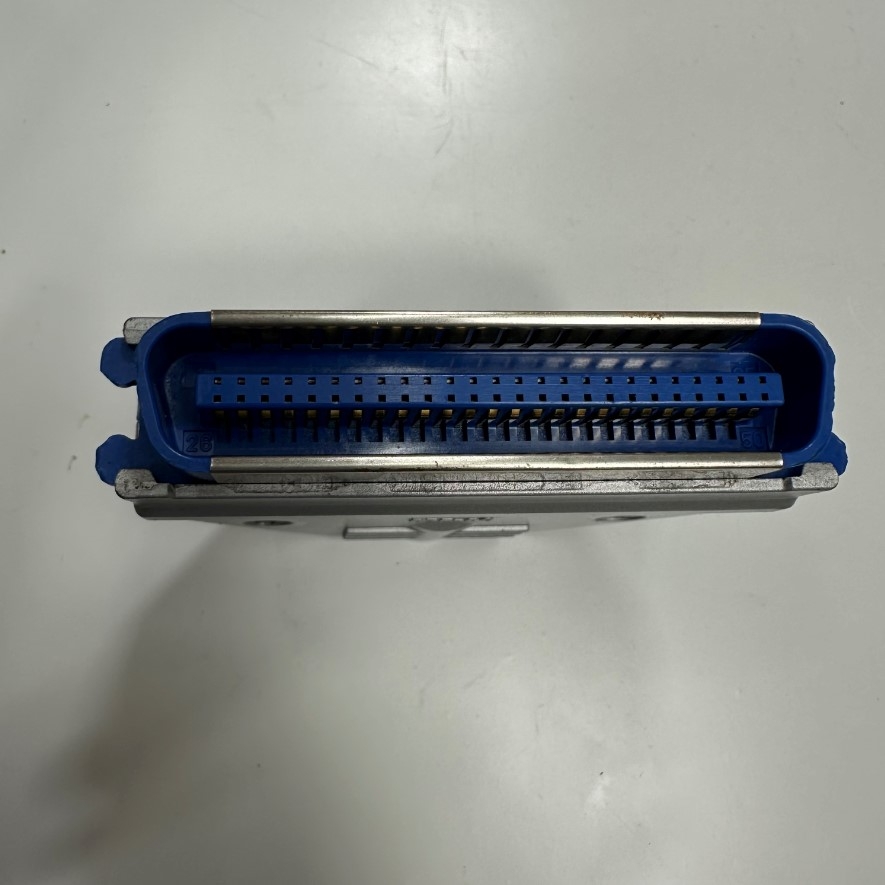 Đầu Jack DDK 57F-50 50 Pin Male Shielded IDC Flat Cable Connector Centronics 2 Rows 2.16mm Pitch For Servo Drive, PLC, CNC Industrial, Robot Industrial, Medical Connector Cable