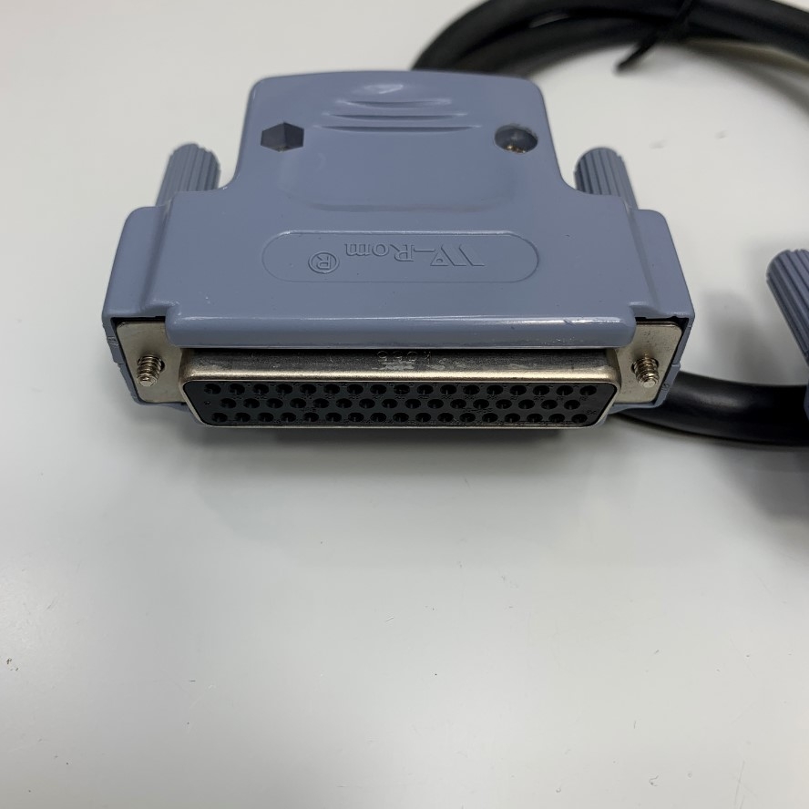 Cáp 1.5M 5ft D-Sub 50 Pin 3 Rows Connector Shielded DB50 Male to Female Extension Cable Black OD 9.0mm For Siemens Simatic S7-400 Interface Modules and Reduction CNC Machining Cable