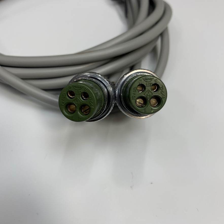 Cáp 2M 6.5ft Centronics 24 Pin Male to 2 Port SANWA 41-6590 4 Pin Female Y-Splitter Cable