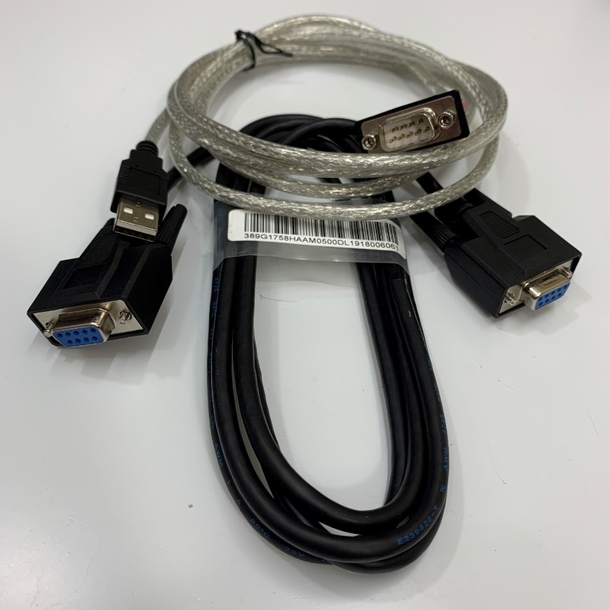 Cáp USB to RS232 Converter FTDI Chip + Cable RS232 DB9 Female to Female Dài 3.5M For Cân Điện Tử Hàn Quốc CAS EC-II Digital Max 30kg/1g and Computer Data Communication
