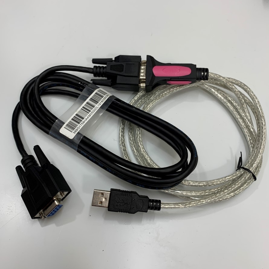 Cáp USB to RS232 Converter FTDI Chip + Cable RS232 DB9 Female to Female Dài 3.5M For Cân Điện Tử Hàn Quốc CAS EC-II Digital Max 30kg/1g and Computer Data Communication