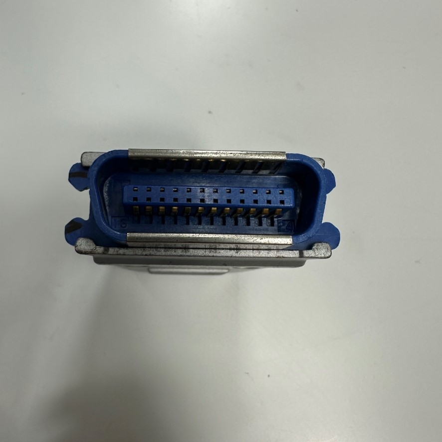Đầu Jack DDK 57F-24 24 Pin Male Shielded IDC Flat Cable Connector Centronics 2 Rows 2.16mm Pitch For Servo Drive, PLC, CNC Industrial, Robot Industrial, Medical Connector Cable