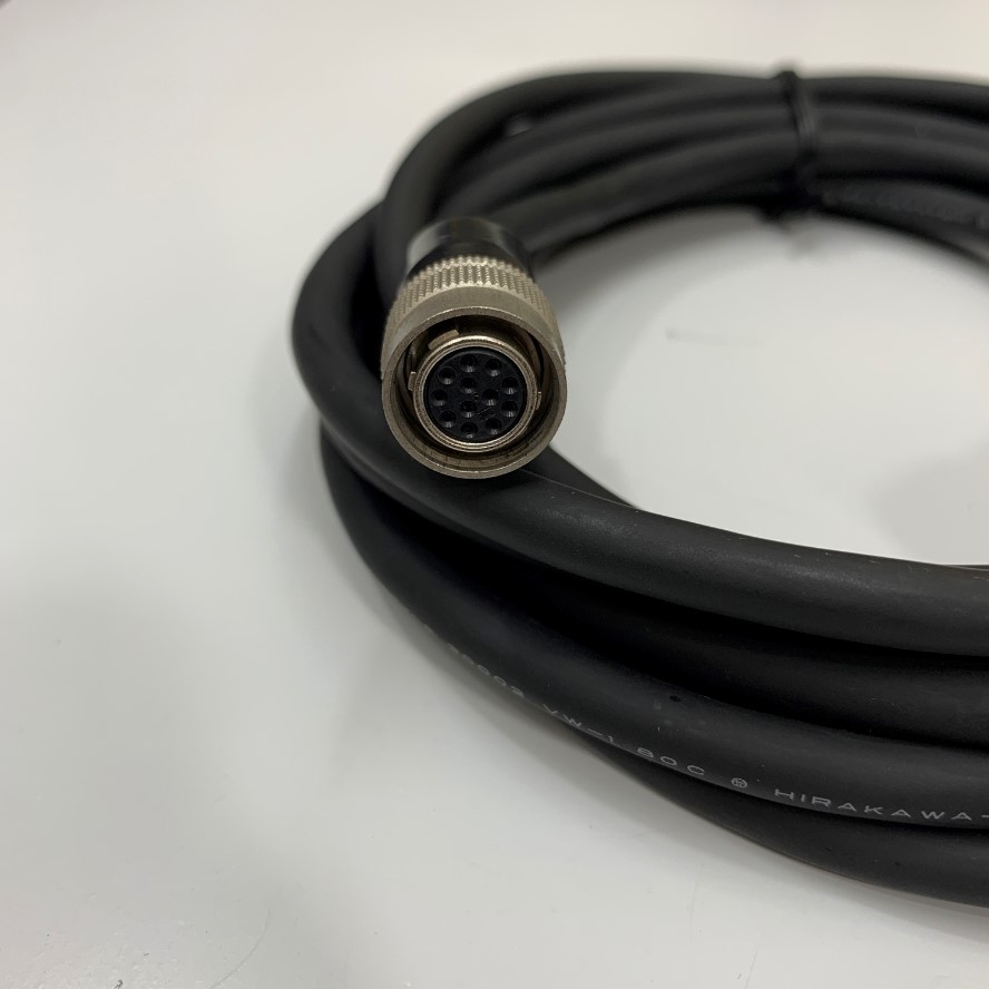 Cáp Cable Hirose 12 Pin Male to Female HR10A-10P-12P(73) and HR10A-10P-12S(73) Shielded Cable For Sony CCD Hitachi Industrial Machine Vision Cameras 3.2M