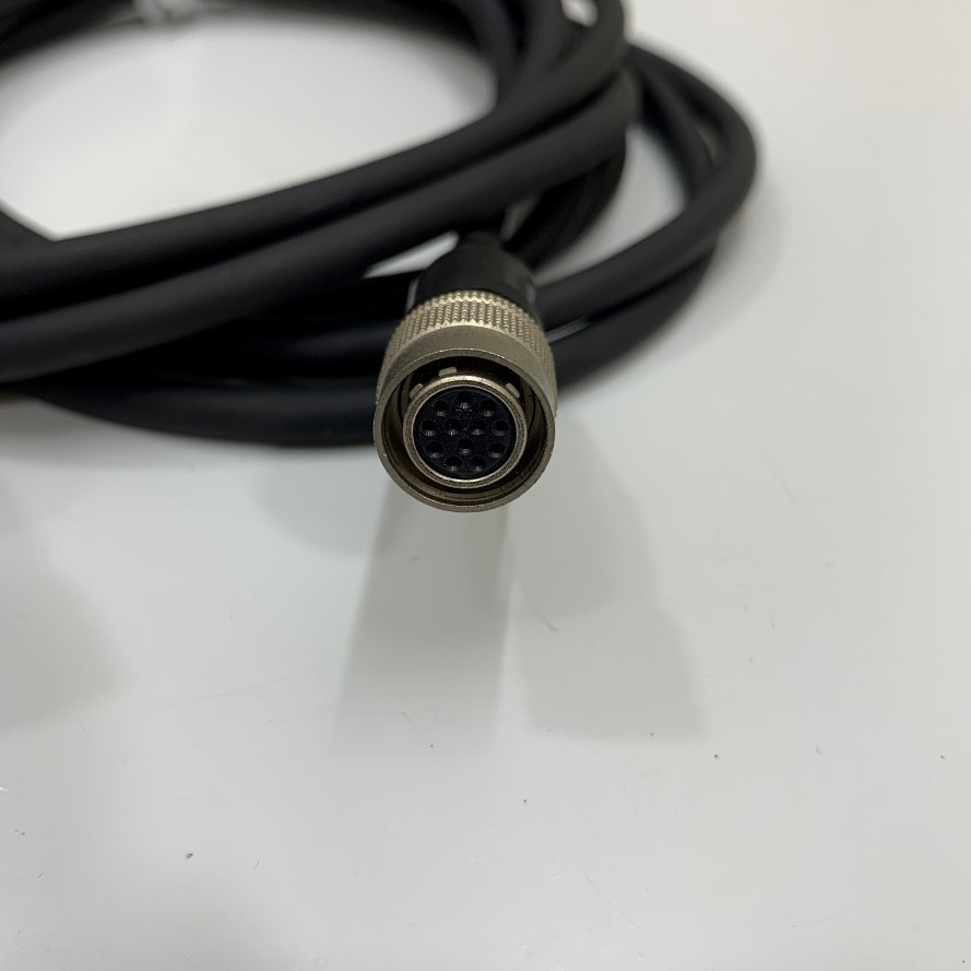 Cáp Cable Hirose 12 Pin Male to Female HR10A-10P-12S(73) and HR10A-10P-12P(73) Shielded Cable For Sony CCD Hitachi Industrial Machine Vision Cameras 2M