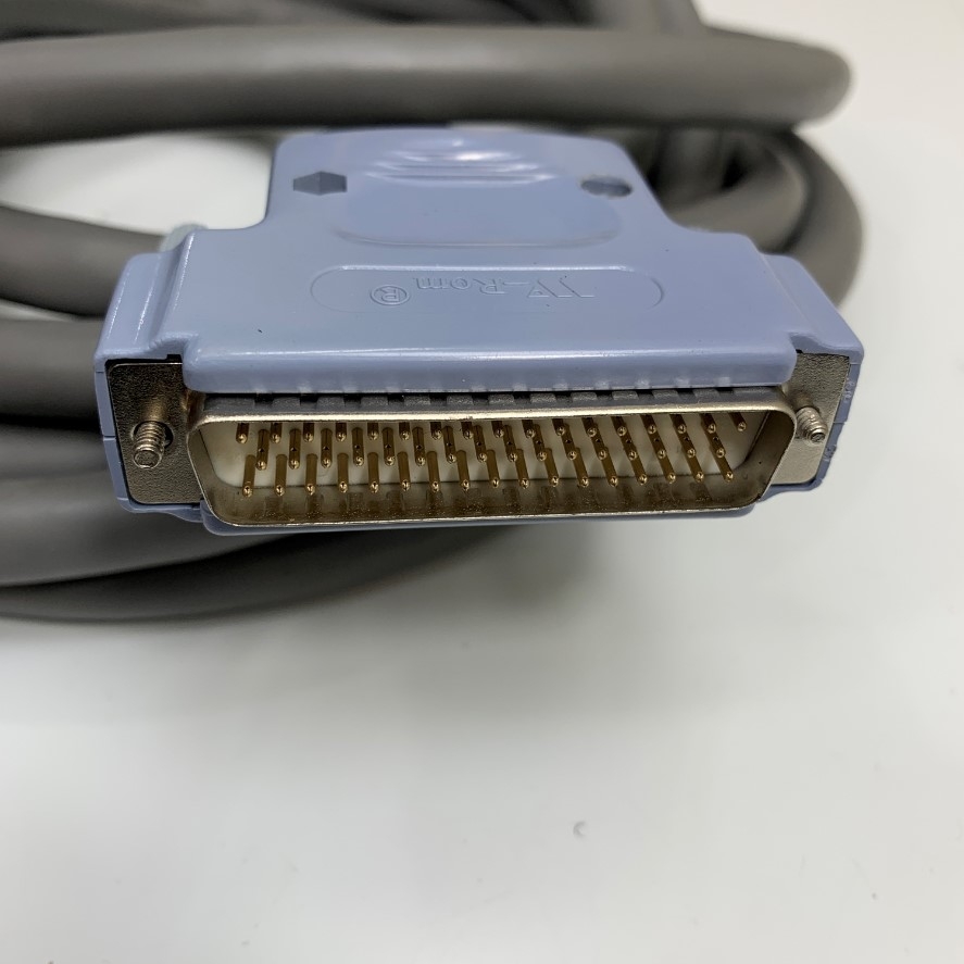 Cáp 5M 17ft CS-DSDMDB50MM-015 DB50 Male to Male 50 Pin D-Sub 3 Rows Data Shielded Cable Grey OD 13mm For I/O Signal Encoder Servo Drive/CNC Machining Cable/Siemens Simatic