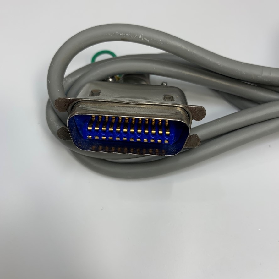 Cáp 1.5M 5ft Connector SANWA 41-6590 4 Pin Female to Centronics 24 Pin Male Cable  For Industrial Power Cable Circular Connector