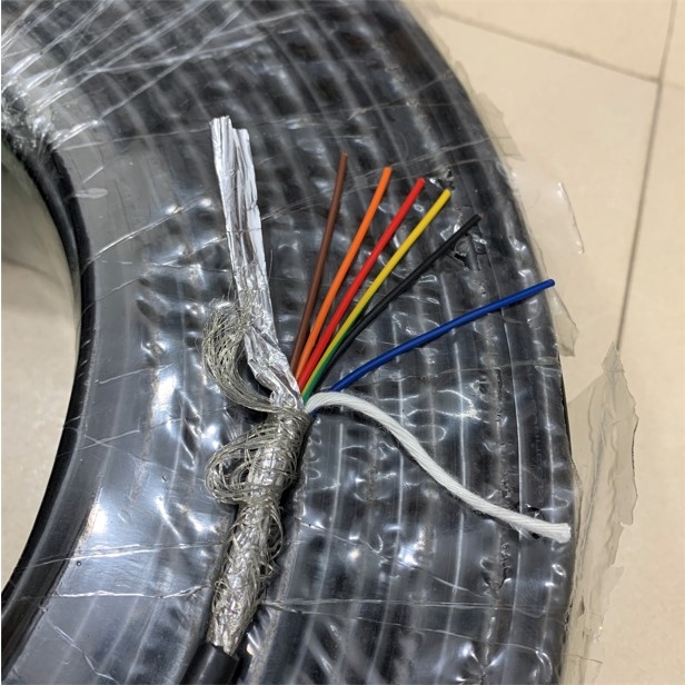 Dây Cáp Hàn Và Đấu Mạch Điều Khiển Tín Hiệu Chống Nhiễu FSK-603 SIGNAL 6x0.3 mm² 80V Cable OD 6.8mm Black Length 200M
