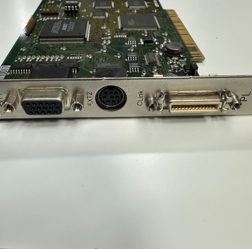 Card MICRO-TECHNICA MTPCI-PL-G REV.G1 06105007-101 Motherboard Camera Link Frame Grabbers PCI  4X to MDR 26 Pin + VGA HD 15 Pin + Mini Din 8 Pin Port