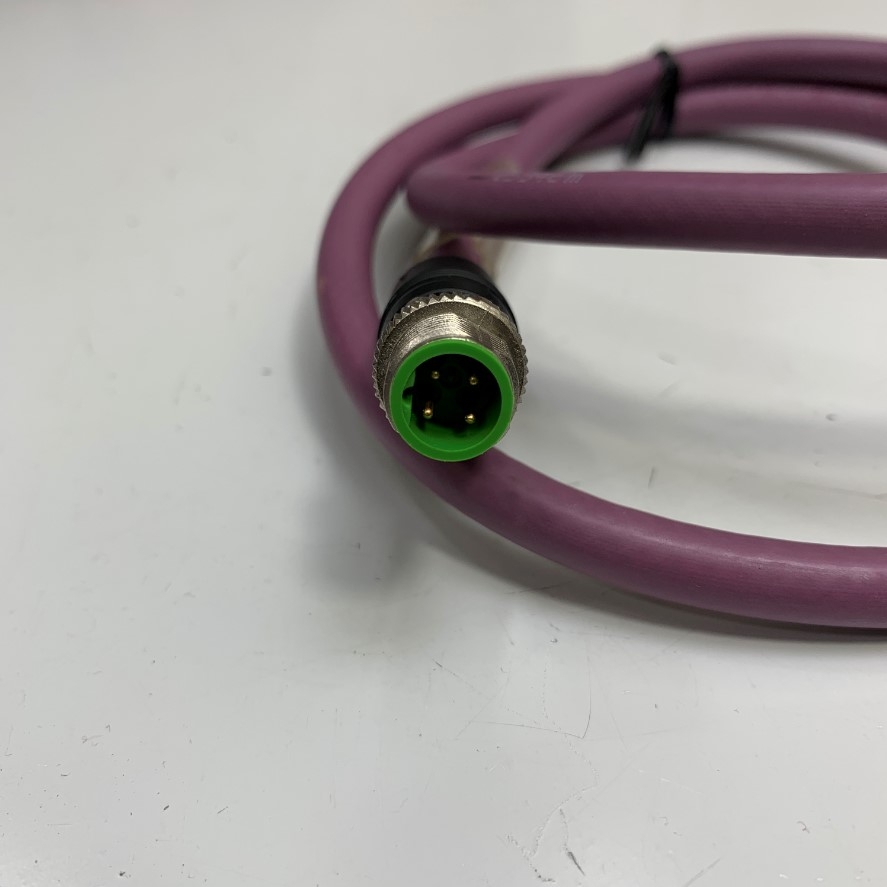 Cáp Murrelektronik 7000-44001-8400100 Dài 1M 3.3ft Cable M12 B-Code 4 Pin Male to M12 B-Code 2 Pin Female Shielded 24AWG 2x0.25mm² For Sensor/actuator boxes, Fieldbus modules and Industrial controllers