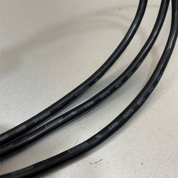 Cáp Lập Trình CM471050 USB 2.0 Type A to Mini B Dài 1.3M Cable E229586 AWM 20379  VW-1 For Parker SSD 890 Series and ABB ACS880, DCS880
