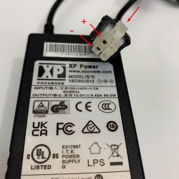 Adapter 12V 5.42A 65W XP Power Connector Size 4 Pin ATX Molex For Cisco Router C891F-K9 C892FSP-K9 Gigabit Ethernet