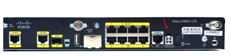 Adapter 12V 5.42A 65W XP Power Connector Size 4 Pin ATX Molex For Cisco Router C891F-K9 C892FSP-K9 Gigabit Ethernet