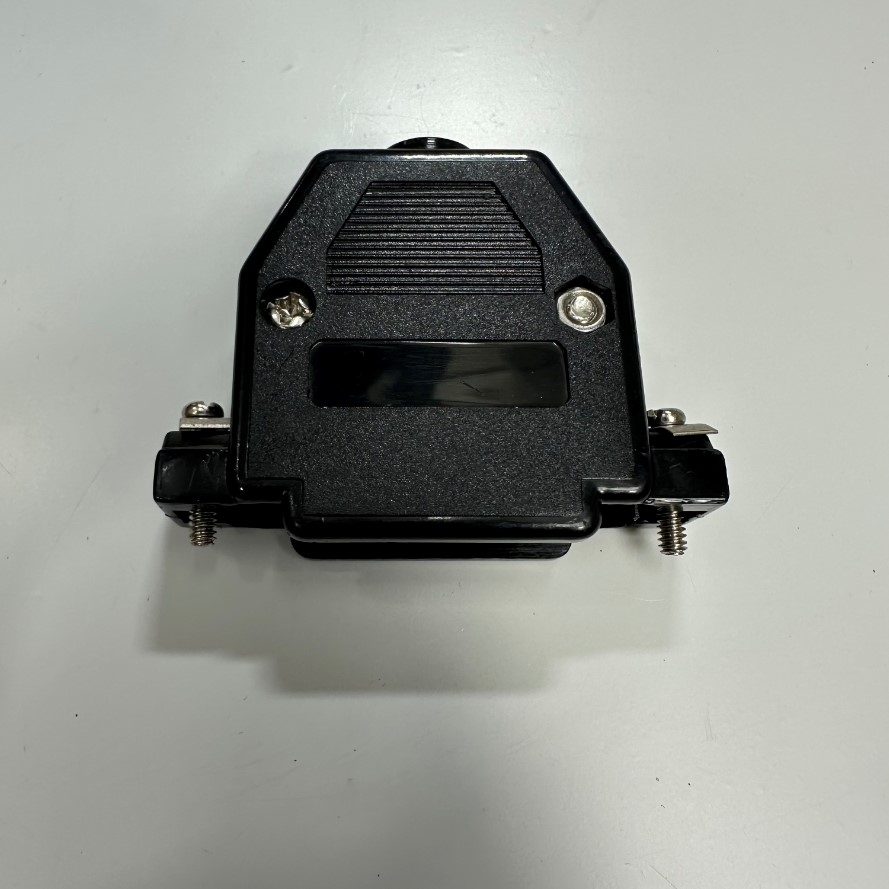 Vỏ Ốp Connfly D-Sub DB25 25 Pin Plastic Hood Cover Black For DB25 2 Row, DB44 3 Row Hood Kit