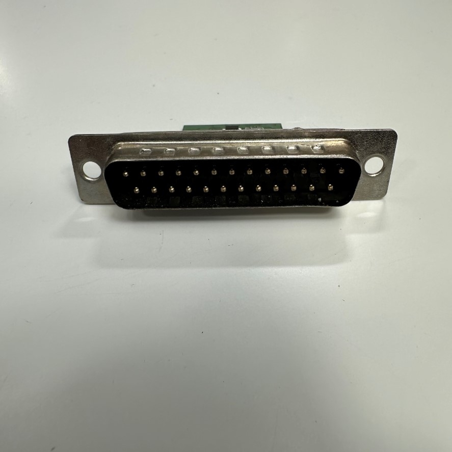 Đầu Jack DB25 Male TEST CABLE CONTROL MALE 221019 VER3 CKRT-D 2521 For Máy Cắt Fiber 3D Laser Engraving Machine, Data Signal and Power Cable, Industrial CNC Machine