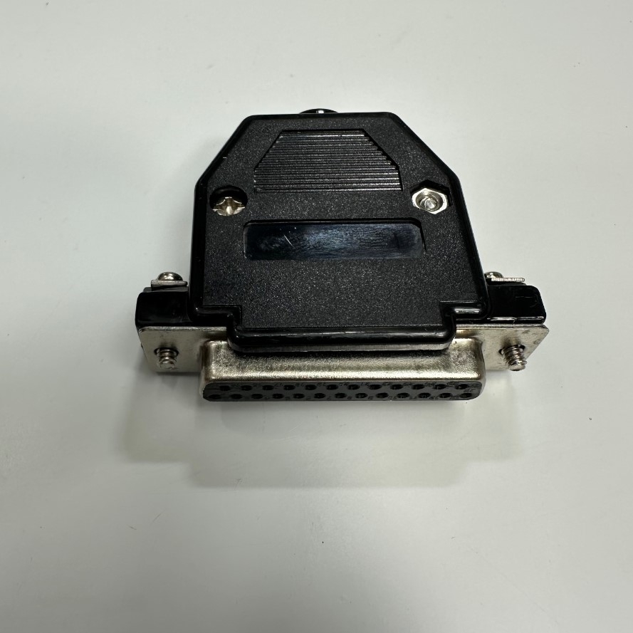 Đầu Jack Connfly DB25 Female D-Sub Solder Wire Connector /Hood Kit For Máy Cắt Fiber 3D Laser Engraving Machine, Data Signal and Power Cable, Industrial CNC Machine