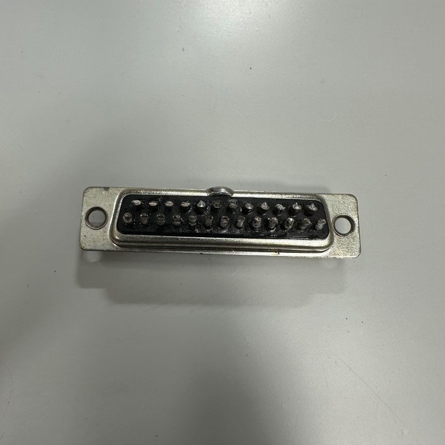 Đầu Jack Connfly DB25 Female D-Sub Type Solder Wire Connector For Máy Cắt Laser Fiber CO2 UV Laser Control, Data Signal and Power Cable, Industrial CNC Machine
