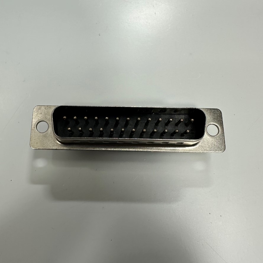 Đầu Jack Connfly DB25 Male D-Sub Type Solder Wire Connector For Máy Cắt Laser Fiber CO2 UV Laser Control, Data Signal and Power Cable, Industrial CNC Machine