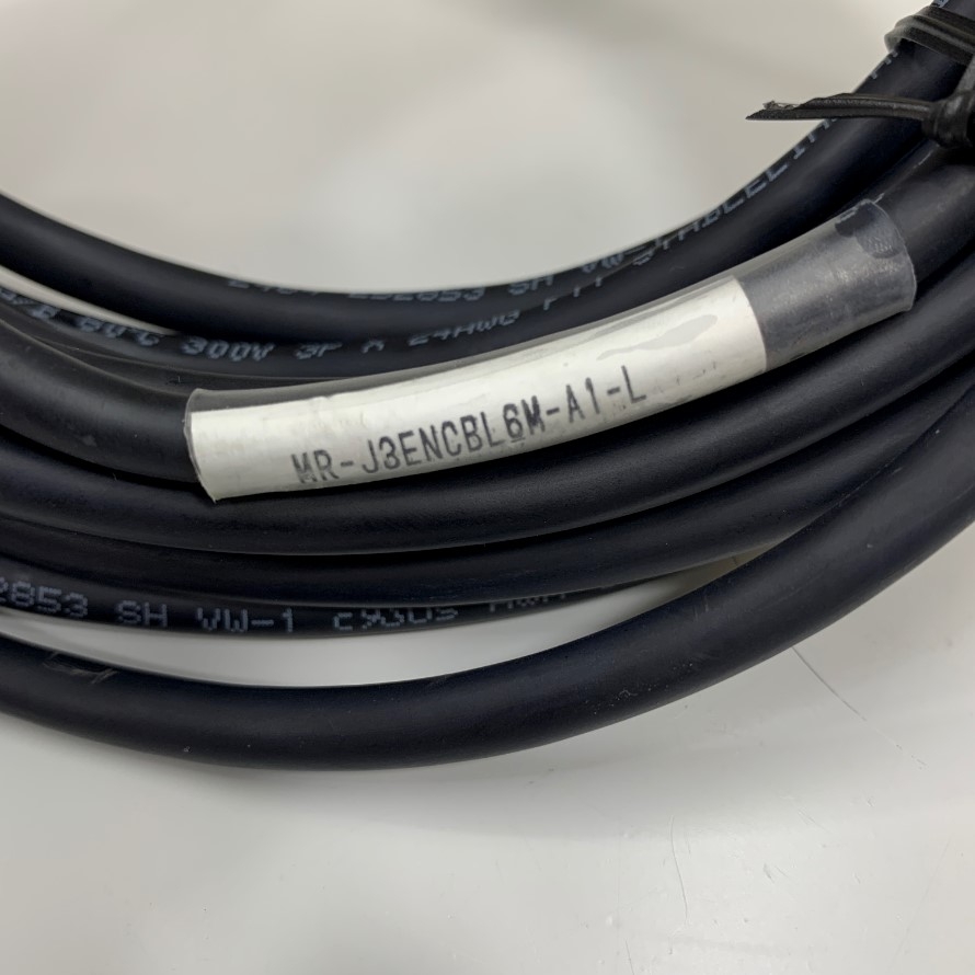 Cáp Mitsubishi Cable MR-J3ENCBL6M-A1-H Dài 6M 20ft Cable E52853 24AWG x 3P VW-1 LS in Korea