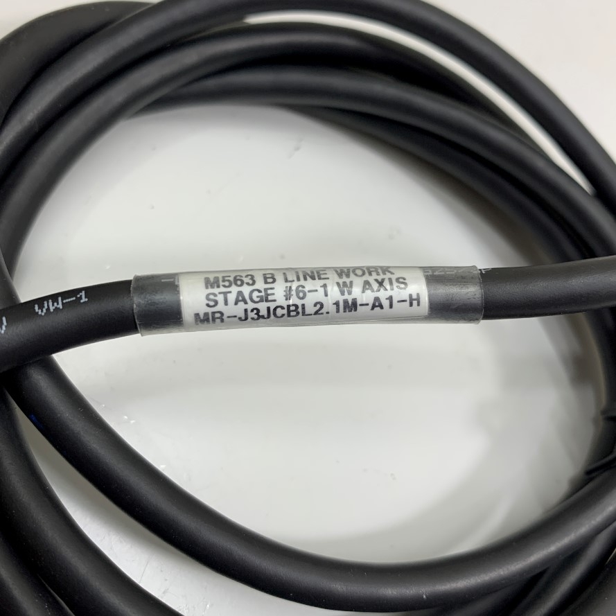 Cáp Mitsubishi Cable MR-J3JCBL2.1M-A1-H Dài 2.1M 7ft Cable DYDEN E91337 25AWG x 3P VW-1