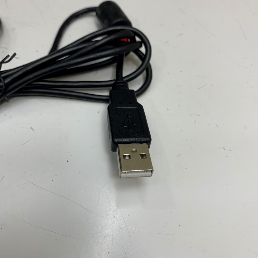 Cáp 1.5M 5ft Delta UC-PRG015-01A Cable USB 2.0 Type A to Mini-B 5 Pin 480Mbps Shielded Black For Delta Servo Drive CN4 Mini USB Communication