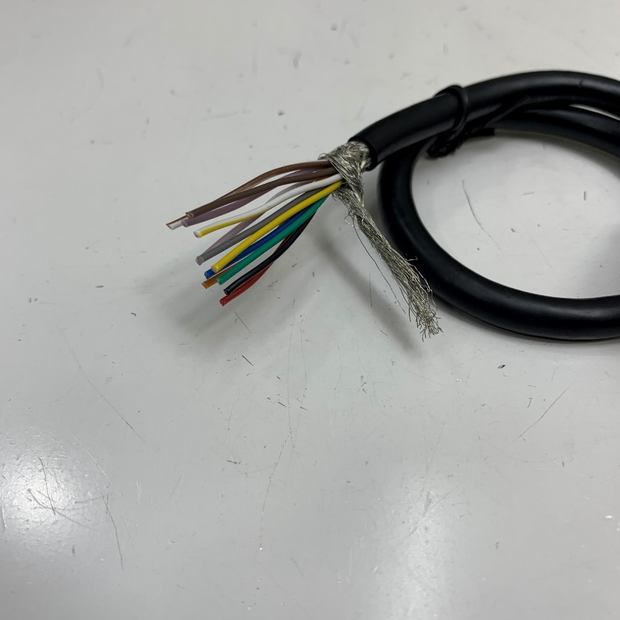 Cáp 25Cm Cognex CCB-M12X12FS-05 In-Sight Power & IO Breakout Cable M12 A-Code 12 Pin Female to 12 Core For Barcode Scanner Cognex DataMan Reader