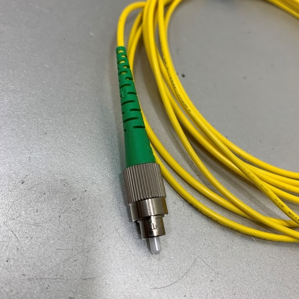 Dây Nhẩy Quang CORNING E207090 LC-FC 3M Single Mode Fiber Optic Cable 9/125µm UL Simplex Patch Cord Yellow 2.0mm PVC Length 3M