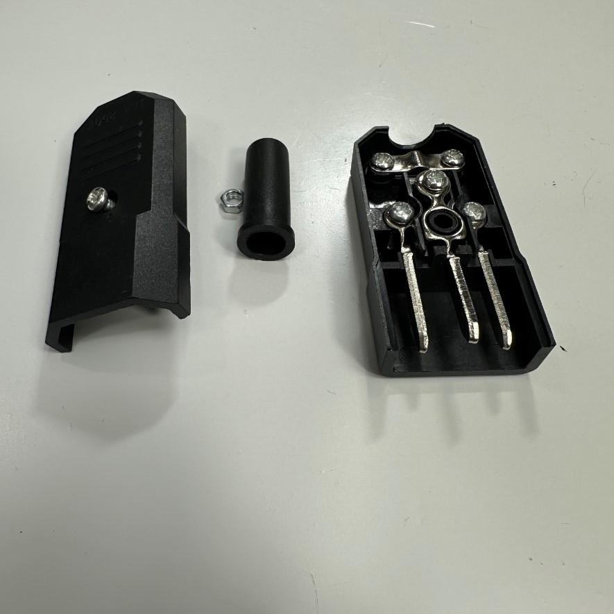 Đầu Đấu Nối Dây Cắm Điện IEC320 C14 Male Plug Power Connector 3 Pin Socket 10A 250V