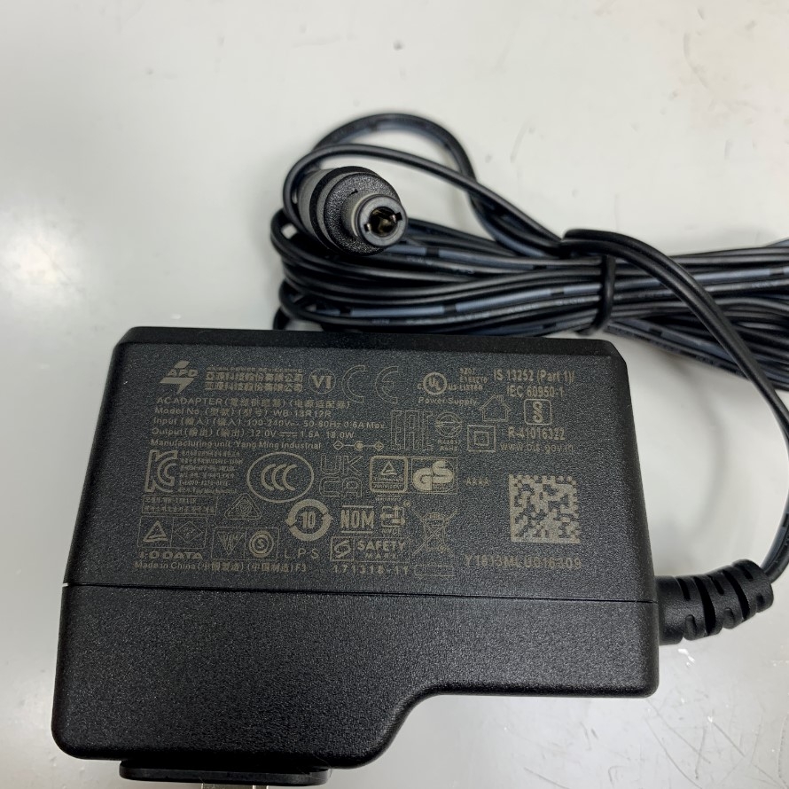 Adapter APD 12V 1.5A 18W APD US Plug OEM FJ-SW1201250K1 12V 1250mA DC + ---C--- Connector Tip Size 5.5mm x 2.5mm For Cân Điện Tử CAS Corporation CAS ED-M Counting Scale, CAS PB Portable Bench Scale, CAS DBII-600LCD