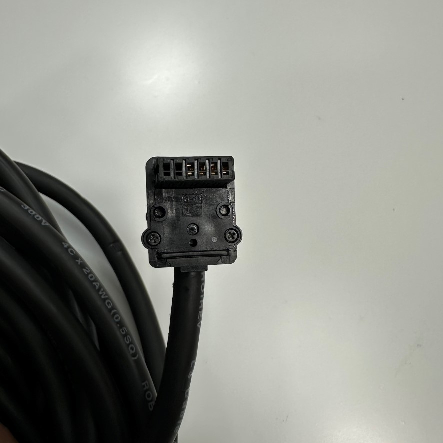Cáp 8M 27ft Original Yaskawa JZSP-CSM21-08 For Servo Motor Power Cable Connector JZSP-CSM9-1-E 6 Pin to 4 Core Flying Leads Motor Yaskawa