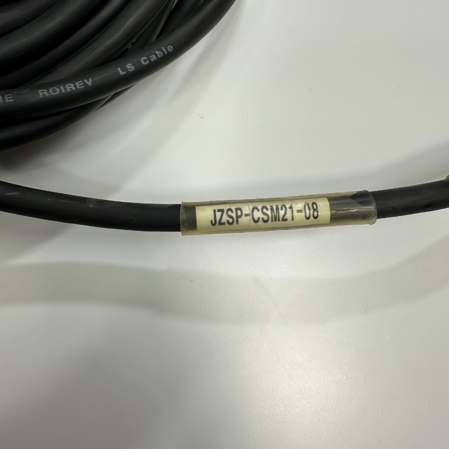 Cáp 8M 27ft Original Yaskawa JZSP-CSM21-08 For Servo Motor Power Cable Connector JZSP-CSM9-1-E 6 Pin to 4 Core Flying Leads Motor Yaskawa