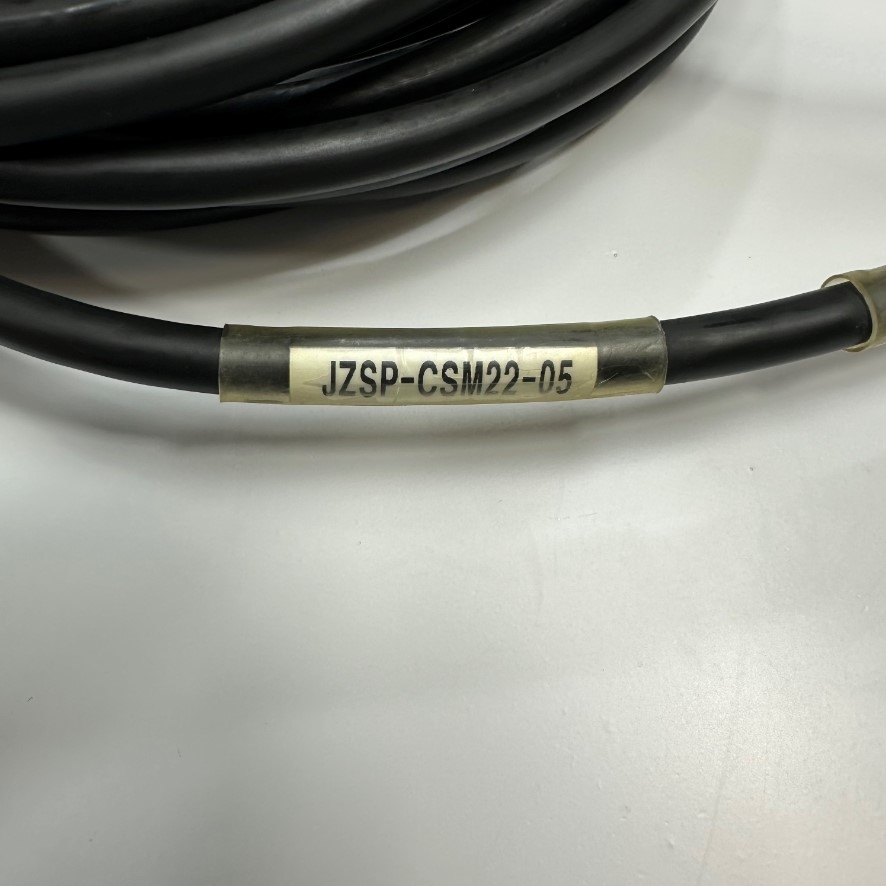 Cáp 5M 17ft Original Yaskawa JZSP-CSM22-05 For Servo Motor Power Cable Connector JZSP-CSM9-2-E 6 Pin to 4 Core Flying Leads Motor Yaskawa