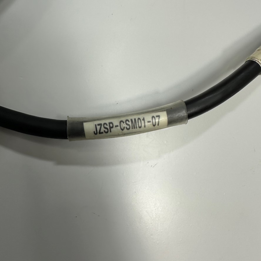 Cáp 7M 23ft Original Yaskawa JZSP-CSM01-07 For Servo Motor Power Cable Connector JZSP-CSM9-1-E 6 Pin to 4 Core Flying Leads Motor Yaskawa