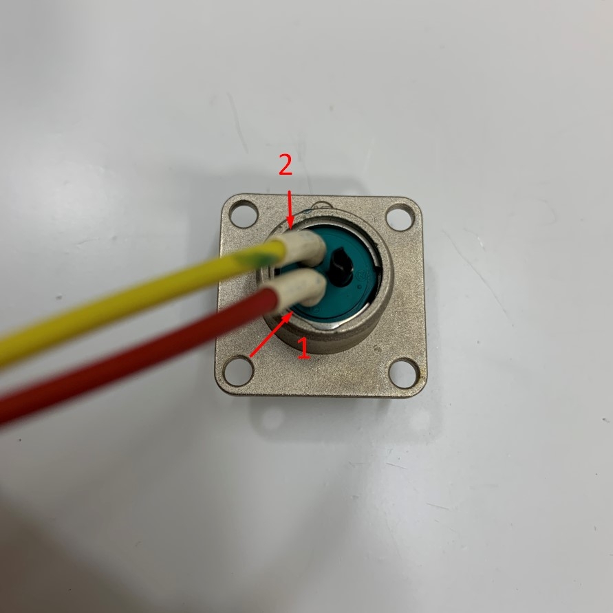 Dây Nguồn JAE SRCN2A13-3S Circular Connector 3 Pin Female to Molex 2 Pin Female 10A 250V Dài 15Cm