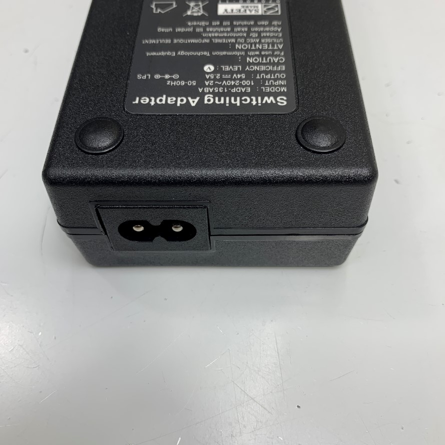 Adapter 54V 2.5A EADP OEM Netgear 54V 3.7A KPM200R-VI Connector Tip Size 6.5mm x 3.0mm For Netgear GS116LP/PP PoE Gigabit Ethernet Switch