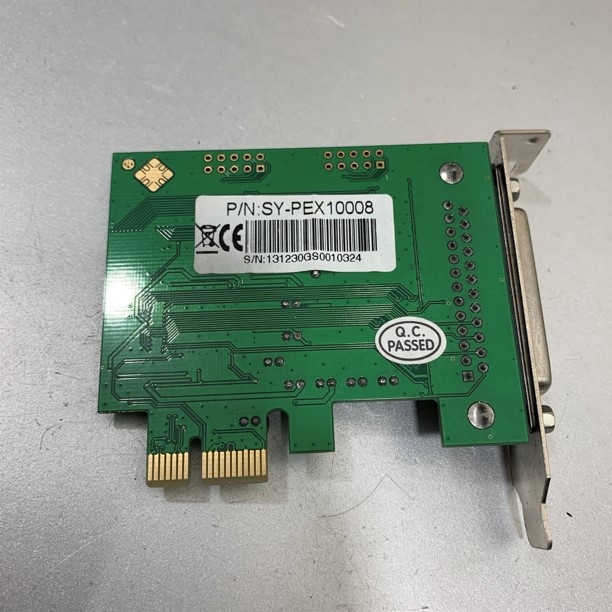 Card PCI Express to 1 Parallel LPT DB25 SYBA SY-PEX10008 For Computer Desktop SFF Small