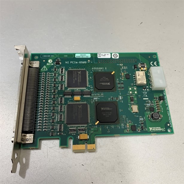 Card Điều Khiển Công Nghiệp National Instruments PCI E X1 NI PCIe-6509 Digital Device I/O Connector SCSI 100 Pin Female