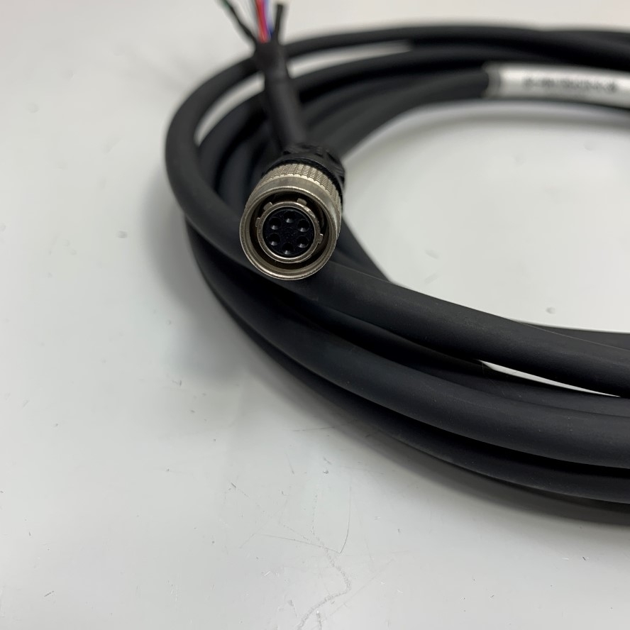 Cáp Dài 3M 10ft Hirose HR10A-7P-6S 6 Pin Female to 6 Core Open End Industrial Camera IO Trigger & Power Cable For Basler AVT GIGE Sony CCD Industrial Camera, Hikvision, Basler, Dahua