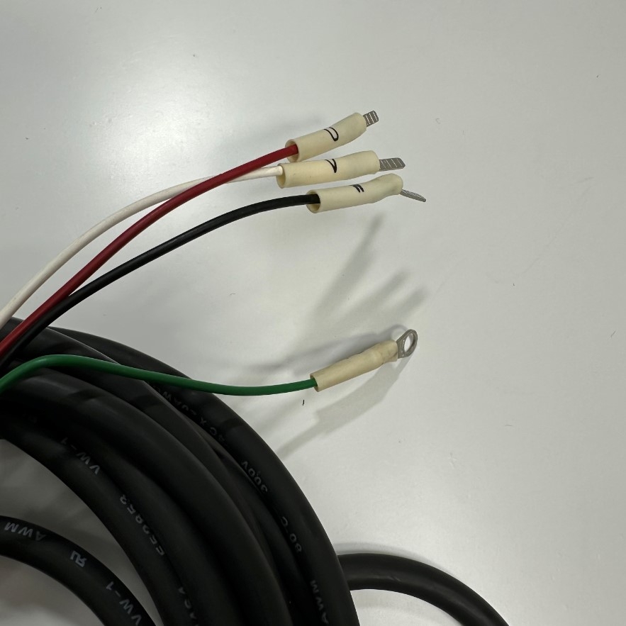 Cáp 5M 17ft Original Yaskawa JZSP-CSM22-05 For Servo Motor Power Cable Connector JZSP-CSM9-2-E 6 Pin to 4 Core Flying Leads Motor Yaskawa