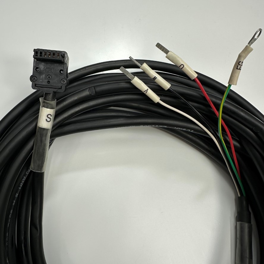 Cáp 7M 23ft Original Yaskawa JZSP-CSM01-07 For Servo Motor Power Cable Connector JZSP-CSM9-1-E 6 Pin to 4 Core Flying Leads Motor Yaskawa