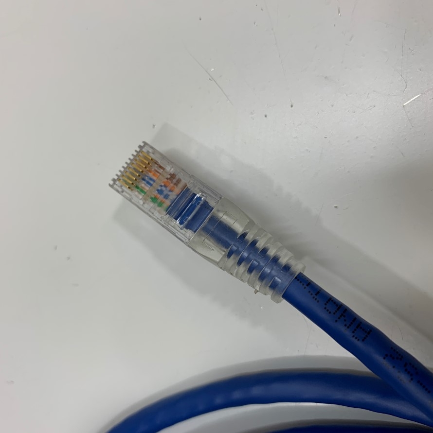 Cáp Mạng Chéo PANDUIT UTP CAT6 RJ45 Patch Cord Crossover Cable Gigabit PVC 24AWG Blue Length 2M For Thiết Bị Công Nhiệp, Viễn Thông Industrial Ethernet Telecommunication