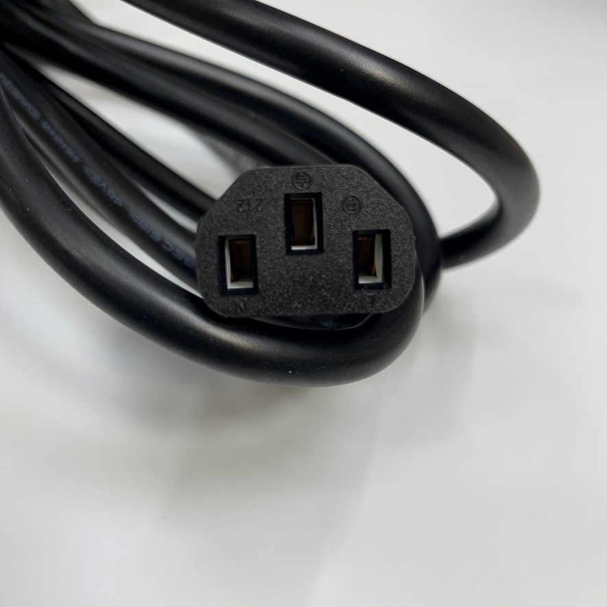 Dây Nguồn 1.8M 6ft Longwell Fused 10A Plug L97629-208 HPI AC Power Cord BS1363A to C13 10A 250V 18AWG 3x0.75mm² UL Cable OD 7.0mm For Cisco Switch and Industrial PC Desktop Computer
