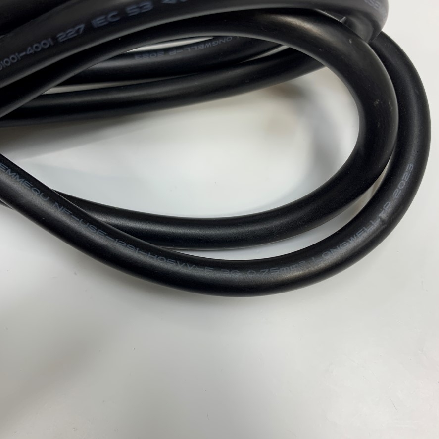 Dây Nguồn 1.8M 6ft Longwell Fused 10A Plug L97629-208 HPI AC Power Cord BS1363A to C13 10A 250V 18AWG 3x0.75mm² UL Cable OD 7.0mm For Cisco Switch and Industrial PC Desktop Computer