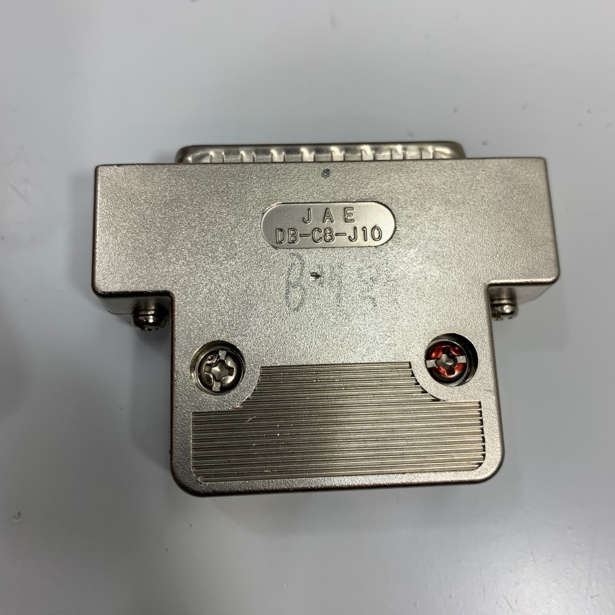 Đầu Jack Hàn JAE Electronics DB-C8-J10 DB25 Male Plug Socket Metal Shell Kit 2 Rows 25 Pin Serial Port Connector D-SUB 25 Adapters Solid Needle Gold Plating