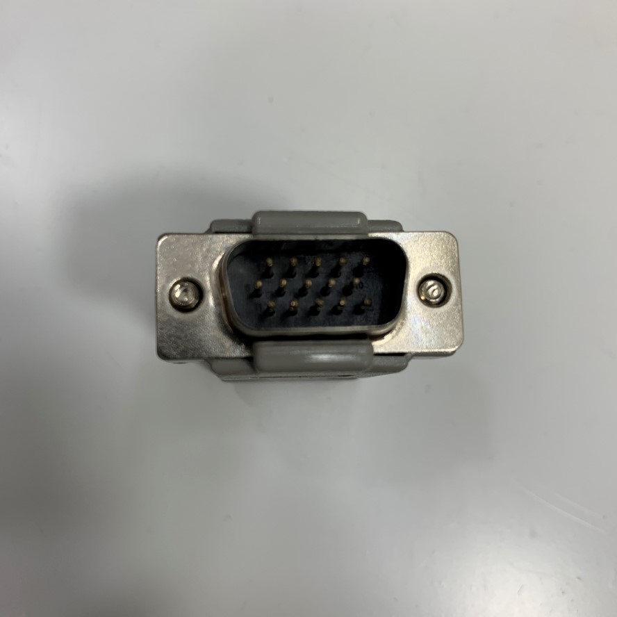 Đầu Jack Hàn Pan Pacific HD 15 Pin Male D-Sub VGA Cable Mount Connector Plastic Cover 3 Rows 15 Pin For Servo Drive Encoder Adapter