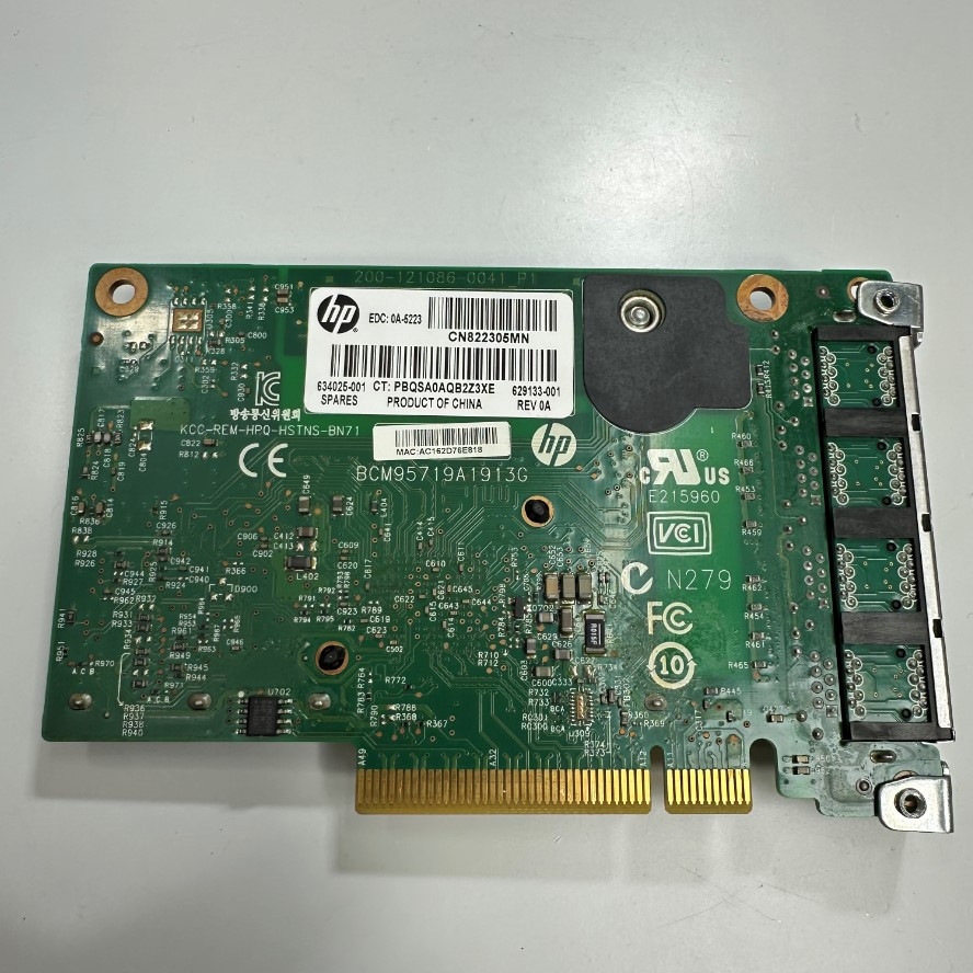 Card HP Ethernet 1Gb 4-Port 331FLR Adapter HSTNS-BN71 Server Only