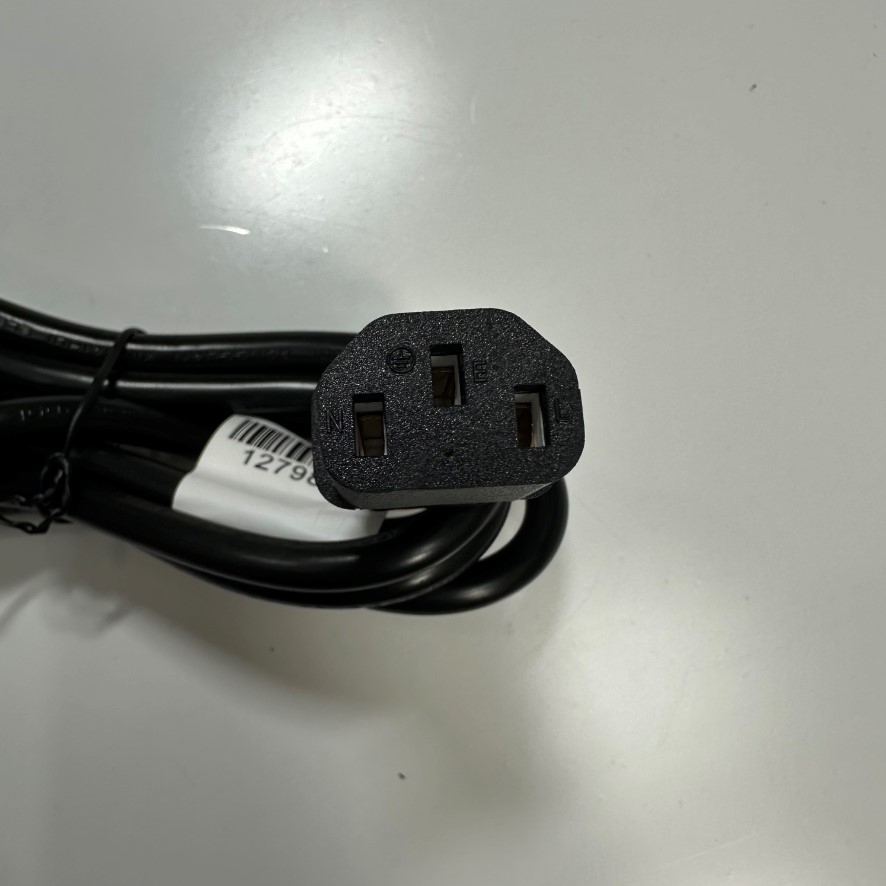 Dây Nguồn 1.5M 5ft XINBAIHUI XBH-D31 XBH-C13 AC Power Cord Europe Schuko CEE7/7 Plug to C13 10A 250V 18AWG 3x0.75mm² Cable Black OD 7.0mm H05VV-F