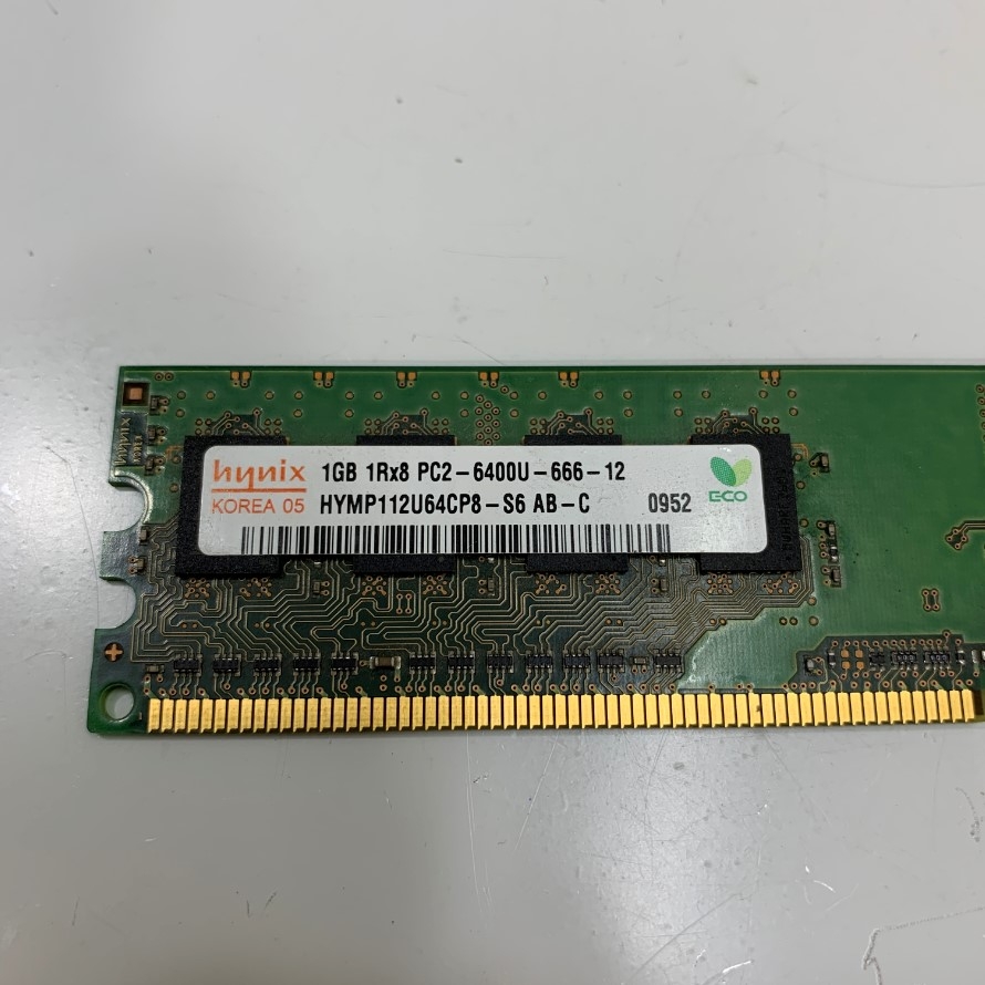 Bộ Nhớ Ram PC 1GB DDR2 1Rx8 PC2-6400U Memory Hynix HYMP112U64CP8-S6-AB-C For Desktop Computer HP Dell Lenovo Acer and Industrial Computers